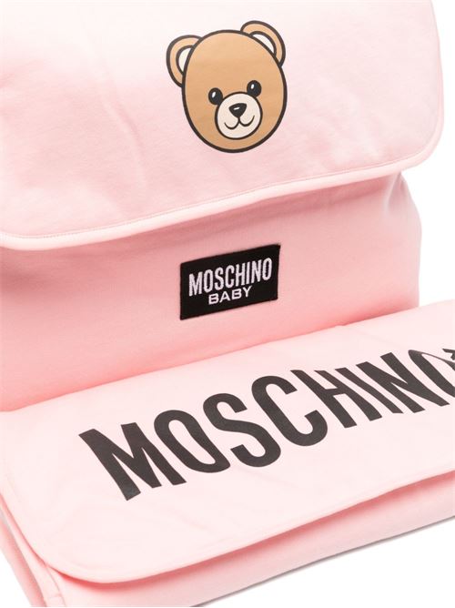 Borsa unisex Moschino Baby rosa con logo MOSCHINO BABY | MUX05VLCA1950209